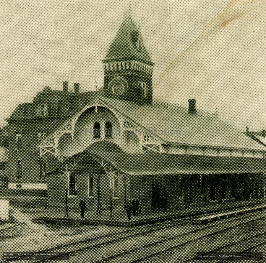 Postcard: Passenger Depot, Central Vermont Railway, Montpelier, Vermont